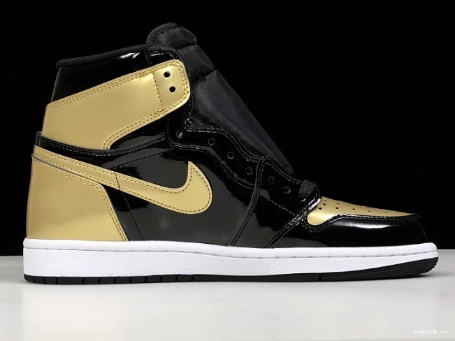 Rep Onekick Toe Glod Retro 1 Air Jordan High 861428-007 0708